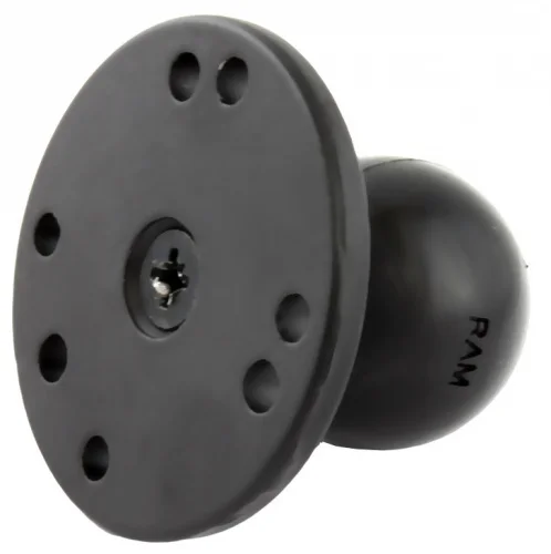 RAM-202U-IN1 Круглая пластина RAM с шариком и усиленным стальным болтом. RAM-202U-IN1 Круглая пластина RAM с шариком и усиленным стальным болтом.