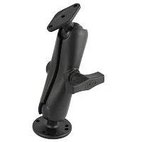 RAM-138U крепление RAM средняя муфта 140 мм 2 шара 38 мм (1,5") с круглым и ромбич, основанием