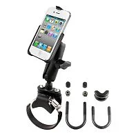 RAM-B-149Z-2-AP9 Крепление RAM ATV / UTV с двумя шаровыми направляющими для Apple iPhone 4 и 4S