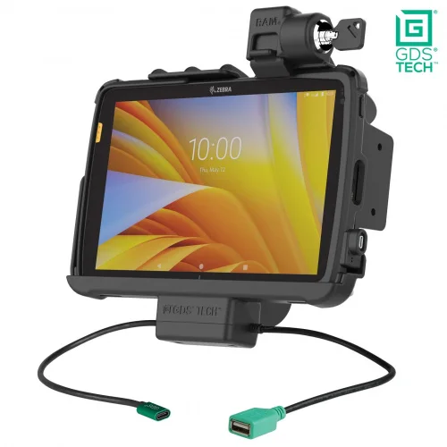 RAM-GDS-DOCKL-ZE21PDU Док-станция с замком GDS + Data для Zebra ET401 и ET4x 10" с IntelliSkin RAM-GDS-DOCKL-ZE21PDU Док-станция с замком GDS + Data для Zebra ET401 и ET4x 10" с IntelliSkin