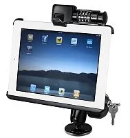 RAM-B-138-AP8LU Крепление RAM Drill-Down с RAM Latch-N-Lock для iPad Gen 1 и 2