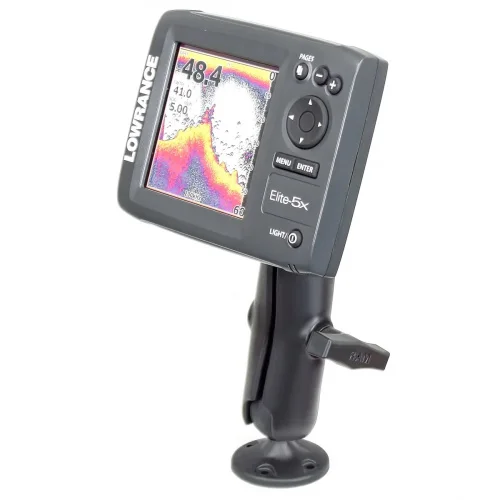 RAP-101U-LO11 Композитное крепление RAM с двойным шаровым шарниром для Lowrance Elite-5, Mark-5 и др. моделей. фото 4