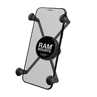 Держатель RAM X-Grip универсальный для больших 5,5"- 6" телефонов, смартфонов и др., шар 25мм (RAM-HOL-UN10BU)