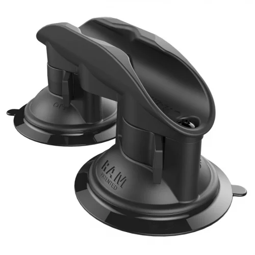 RAP-430-224U Подставка для весла RAM Tough-Clip с двойной присоской RAM Twist-Lock