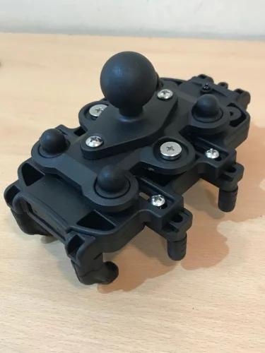 VK-31281 Держатель AG с демпфером для смартфонов, шар 25 мм (1"). Цвет черный VK-31281 Держатель AG с демпфером для смартфонов, шар 25 мм (1"). Цвет черный