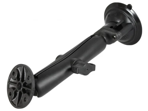 RAP-B-166-C-202U Композитное крепление на присоске RAM Twist-Lock с круглой пластиной - длинное