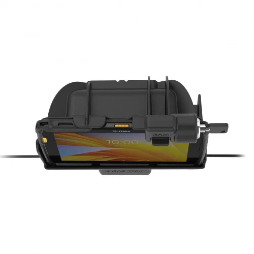 RAM-HOL-ZE20PD2KLU Держатель с замком питания RAM Tough-Dock + два порта USB для Zebra ET4x 8" фото 8
