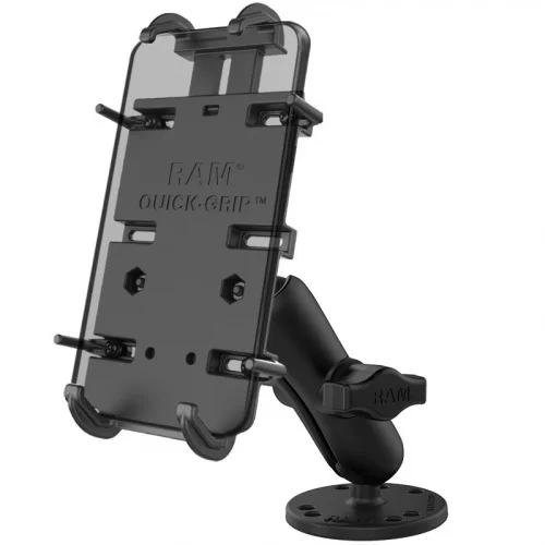 RAM-B-138-PD4U RAM Quick-Grip XL Подпружиненное крепление для телефона с отверстием для сверления RAM-B-138-PD4U RAM Quick-Grip XL Подпружиненное крепление для телефона с отверстием для сверления