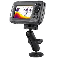 RAP-B-101-LO12, композитный двойной шаровой держатель RAM для Lowrance Hook² & Reveal Series