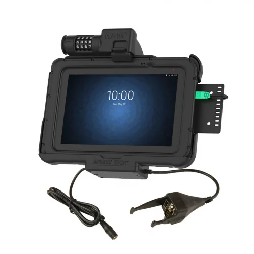 RAM-HOL-ZE10PDCL-DB9U Док-станция GDS Combo Locking Power + Data и DB9 для мониторов Zebra ET5x 8,3" и 8,4"