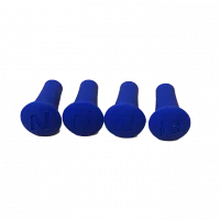 Наконечники N-Star для креплений X-grip, комплект 4 шт. Цвет синий (NS-XRC-BLU)