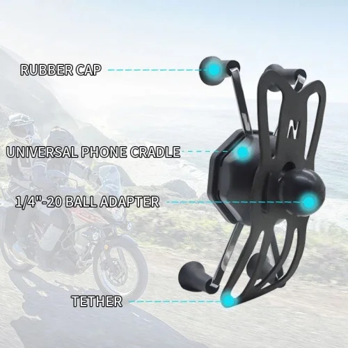 NS-XG Держатель N-STAR большой X-Grip для смартфонов. Шар 25 мм (1") фото 6 NS-XG Держатель N-STAR большой X-Grip для смартфонов. Шар 25 мм (1") фото 6