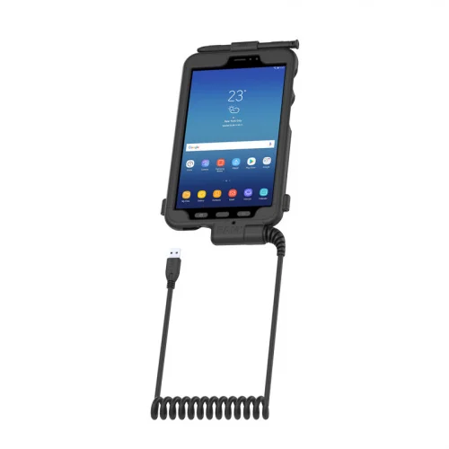 RAM-TC-SAM29U Защитный чехол RAM Tough-Case с разъемом USB-A для планшетов Samsung Tab Active 5 и 3, а также др. моделей.