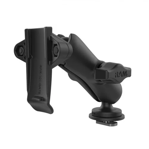 RAP-B-202-GA76-TRA1U Крепление RAM Track Ball с двойным шаровым шарниром и держателем для крепления Garmin в Т-пазе. фото 2