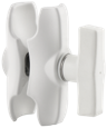 Универсальная короткая 90 мм муфта VINmounts для шаров 38 мм (1,5") белая(VIN-C-8.7A-white)