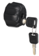 Барашковая гайка VINmounts с замком и ключом, резьба 5/16", цвет черный (VIN-LOCK-C-5/16)