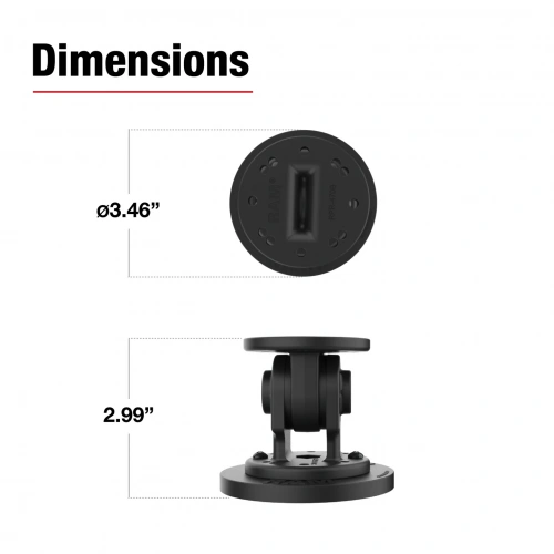 Магнитное крепление RAM® Single Pivot RAP-101-PV4-NK-MAG88U фото 4 Магнитное крепление RAM® Single Pivot RAP-101-PV4-NK-MAG88U фото 4