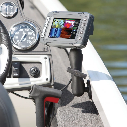 RAM-101-LO11 Двойное шаровое крепление RAM для эхолотов Lowrance Elite-5 и Elite-7 Ti и др.. фото 6 RAM-101-LO11 Двойное шаровое крепление RAM для эхолотов Lowrance Elite-5 и Elite-7 Ti и др.. фото 6