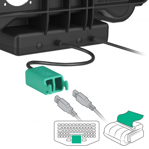 Док-станция RAM® Power + Dual USB Dock для Honeywell ScanPal EDA10A (RAM-HOL-HON11PD2U) фото 6