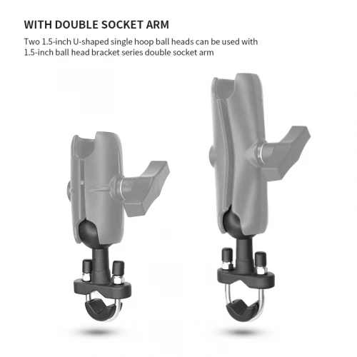 VIN-BC-1U-1.5 Шар VINmounts 38 мм (1,5") с дужками для крепления на трубу 12-31 мм фото 4 VIN-BC-1U-1.5 Шар VINmounts 38 мм (1,5") с дужками для крепления на трубу 12-31 мм фото 4