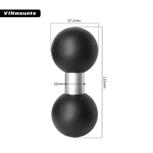 VIN-D-007 Кронштейн крепежный VINmounts 2 шара 57 мм (2,25") соединительный элемент для муфт фото 3 VIN-D-007 Кронштейн крепежный VINmounts 2 шара 57 мм (2,25") соединительный элемент для муфт фото 3