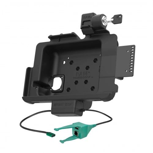 RAM-GDS-DOCKL-ZE21-RJ45AU Док-станция GDS с фиксатором, портами USB-A и RJ45 для Zebra ET401 10" с защитным покрытием IntelliSkin фото 3 RAM-GDS-DOCKL-ZE21-RJ45AU Док-станция GDS с фиксатором, портами USB-A и RJ45 для Zebra ET401 10" с защитным покрытием IntelliSkin фото 3