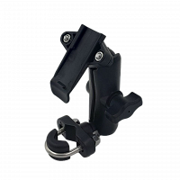 Универсальное мото крепление VK-30929 на руль для навигаторов Garmin с салазками. Муфта 95 мм