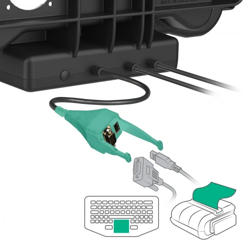 Док-станция AM® Locking Power + Data & DB9 Dock для Honeywell ScanPal EDA10A (RAM-HOL-HON11PD2-DB9KLU) фото 6