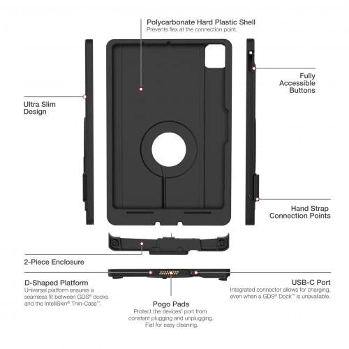 Чехол IntelliSkin® Thin-Case™ for iPad Pro 11 (M4) (RAM-GDS-SKIN-AP45-M4-TCD) фото 6 Чехол IntelliSkin® Thin-Case™ for iPad Pro 11 (M4) (RAM-GDS-SKIN-AP45-M4-TCD) фото 6