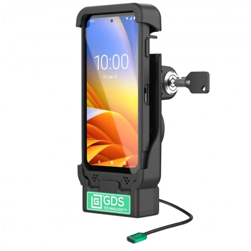 Док-станция RAM® с замком Powered Locking Vehicle Dock для Zebra EM45 в чехле IntelliSkin RAM-GDS-DOCKL-ZE38-A-PU