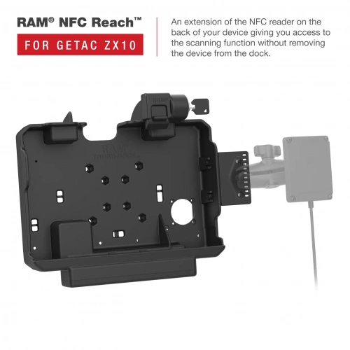 Фиксирующийся держатель RAM Form-Fit для Getac ZX10 (RAM-HOL-GE4KLU) фото 7