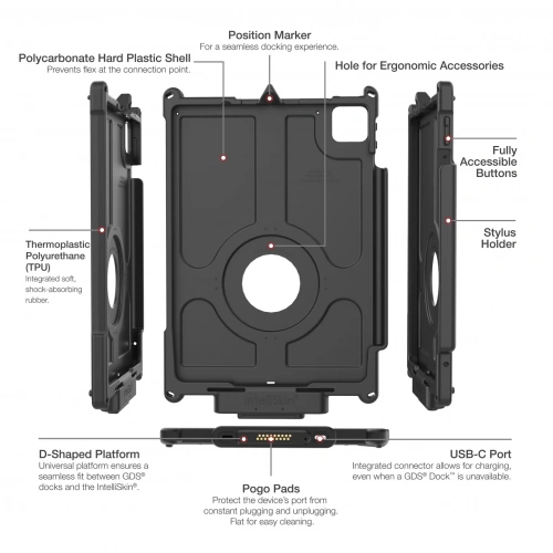 Чехол IntelliSkin® Next Gen для iPad Pro 11 (M4) (RAM-GDS-SKIN-AP46-NG) фото 7 Чехол IntelliSkin® Next Gen для iPad Pro 11 (M4) (RAM-GDS-SKIN-AP46-NG) фото 7