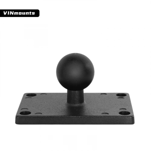 VIN-B-002 Шар VINmounts 25 мм (1") с прямоугольной площадкой 76x51 мм между отверстиями 64x38 мм
