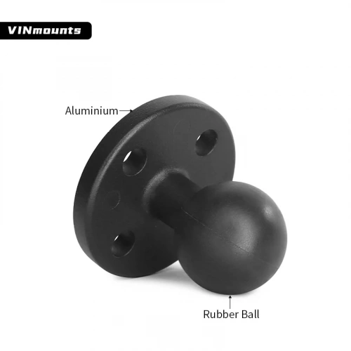 VIN-B-005 Шар VINmounts 25 мм (1") с малым круглым основанием 45 мм. Между отверстиями 21x21 мм (по диагонали 30 мм) фото 7
