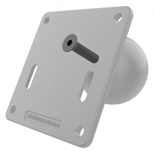 RAM-D-2461U-IN1 Крепежная пластина RAM 75x75 мм VESA с шаровым шарниром и усиленной стальной стойкой - размер D фото 3 RAM-D-2461U-IN1 Крепежная пластина RAM 75x75 мм VESA с шаровым шарниром и усиленной стальной стойкой - размер D фото 3
