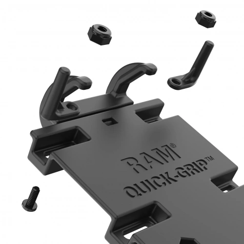 Крепление для телефона RAM® Quick-Grip™ XL с Vibe-Safe™ и основанием вилки — короткое RAM-B-176-A-PD4-462 фото 5