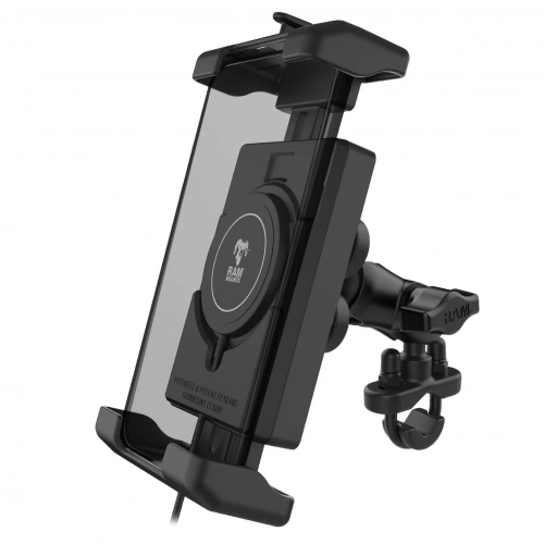 RAM-B-149Z-A-PD7V-W2MU Виброгасящий держатель для телефона RAM Quick-Grip Pro XL и зарядное устройство Qi2 мощностью 15 Вт RAM-B-149Z-A-PD7V-W2MU Виброгасящий держатель для телефона RAM Quick-Grip Pro XL и зарядное устройство Qi2 мощностью 15 Вт