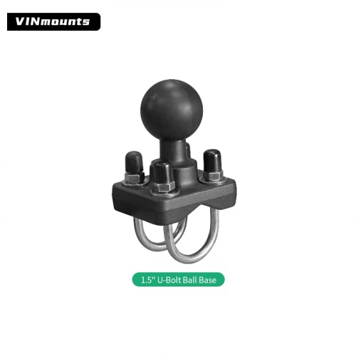 VIN-C-006 Шар VINmounts 38 мм (1,5") с двумя U-скобами на руль, трубу 13-33 мм. Проставки в комплект не входят фото 3 VIN-C-006 Шар VINmounts 38 мм (1,5") с двумя U-скобами на руль, трубу 13-33 мм. Проставки в комплект не входят фото 3