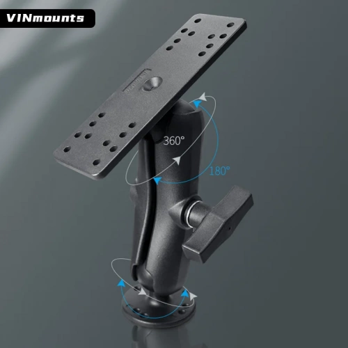 Шар VINmounts 38 мм (1,5") с универсальной прямоугольной площадкой 158x51 мм (VIN-C-007) фото 4 Шар VINmounts 38 мм (1,5") с универсальной прямоугольной площадкой 158x51 мм (VIN-C-007) фото 4