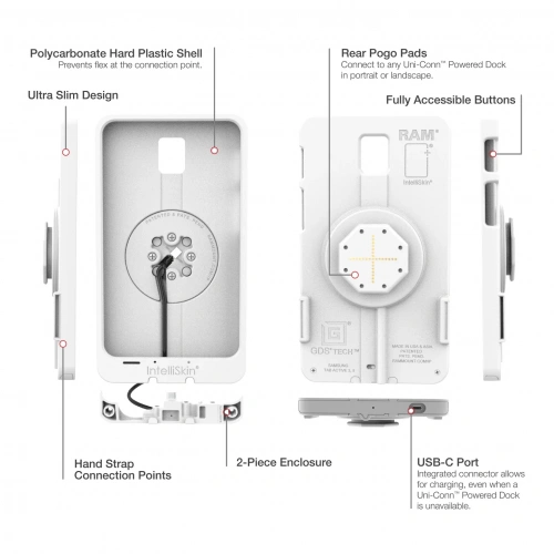 RAM-GDS-SKIN-SAM93-TCB-GRY Тонкий чехол IntelliSkin Thin-Case для Tab Active 5 и 3 (задние подушки Pogo Pads) - серый фото 6 RAM-GDS-SKIN-SAM93-TCB-GRY Тонкий чехол IntelliSkin Thin-Case для Tab Active 5 и 3 (задние подушки Pogo Pads) - серый фото 6