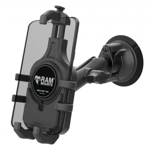 Крепление для телефона RAM® Quick-Grip™ Pro с присоской Twist-Lock™ — среднее RAM-B-166-PD5U Крепление для телефона RAM® Quick-Grip™ Pro с присоской Twist-Lock™ — среднее RAM-B-166-PD5U