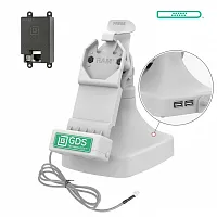 RAM-GDS-DOCK-D14-U1E-2A-GRY Док-станция GDS Uni-Conn Tilt & Swivel с PoE + Data - серая