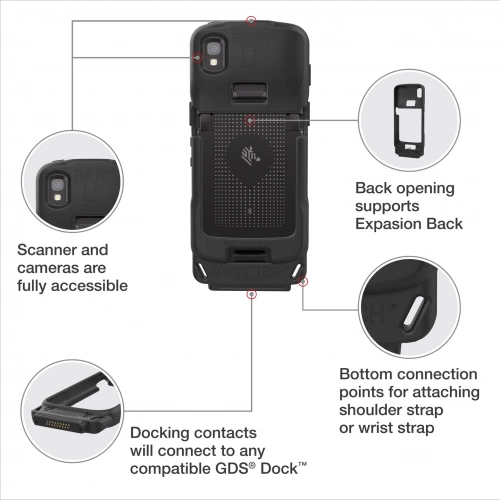 Чехол IntelliSkin для Zebra TC22/27 (RAM-GDS-SKIN-ZE24) фото 6