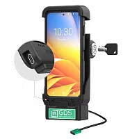 VK-33456 Автомобильная док-станция GDS для Zebra EM45 с интерфейсом USB-C и защитным покрытием IntelliSkin