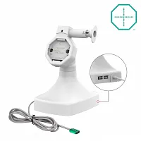 RAM-GDS-DOCK-D14-U5C-2A-GRY Док-станция GDS Uni-Conn с электроприводом наклона и поворота, разъемом USB-C и поддержкой передачи данных - серая.