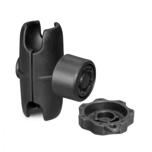 VIN-C-9B Муфта VINmounts для шаров 38 мм (1,5") короткая 90 мм с барашковой гайкой с секреткой, Композит