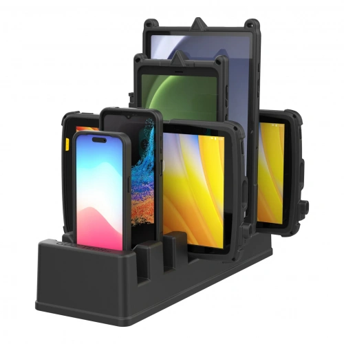 RAM-GDS-DOCK-6G16-SW1 GDS 6-портовый блок питания + док-станция с одним разъемом RJ45 для планшетов с IntelliSkin