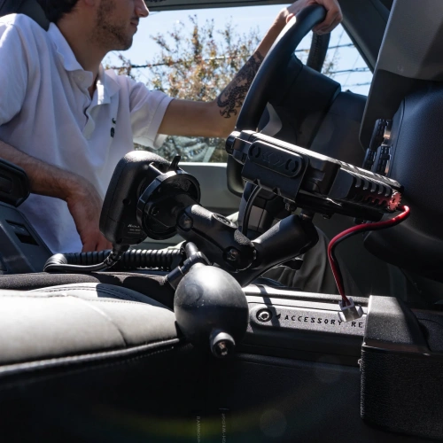 RAM-B-407-MC-KIT1 Комплект для временного крепления радиостанции и микрофона в автомобиле RAM Tough-Wedge фото 7