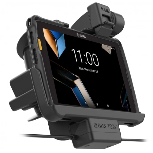 RAM-HOL-ZE44PD2LU Держатель с замком питания RAM Tough-Dock + два порта USB для Zebra ET401 8" фото 6 RAM-HOL-ZE44PD2LU Держатель с замком питания RAM Tough-Dock + два порта USB для Zebra ET401 8" фото 6