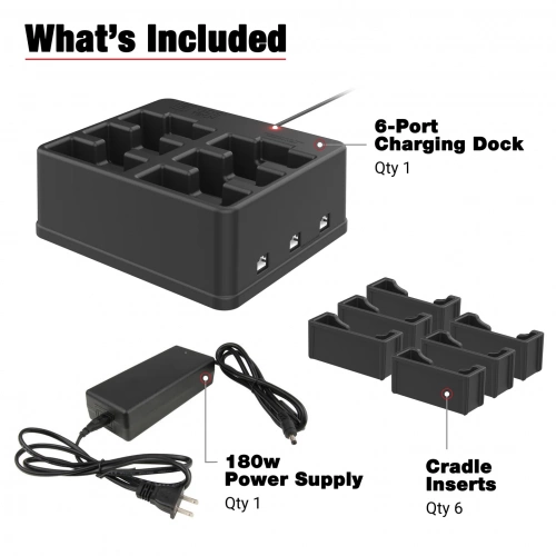RAM-GDS-DOCK-6G15P-RJ45 GDS 6-портовый блок питания + док-станция RJ45 для портативных устройств с IntelliSkin фото 8 RAM-GDS-DOCK-6G15P-RJ45 GDS 6-портовый блок питания + док-станция RJ45 для портативных устройств с IntelliSkin фото 8